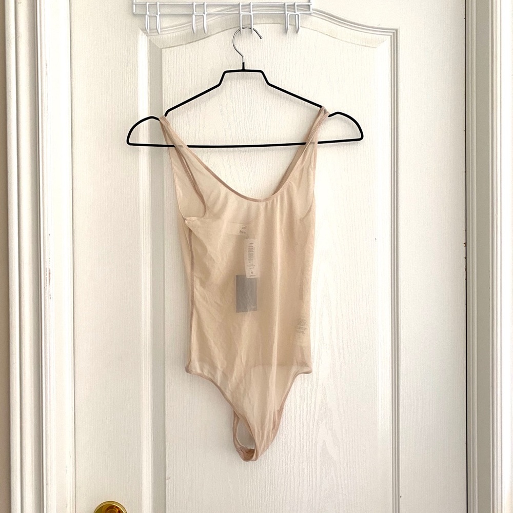 Aritzia Wilfred Free Mesh Sheer Leila Bodysuit Size M Sz M